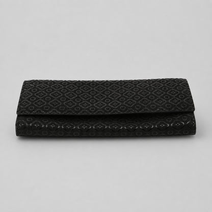 印伝〈鹿革 + 漆〉｜ギャルソン長財布｜アイコニック
